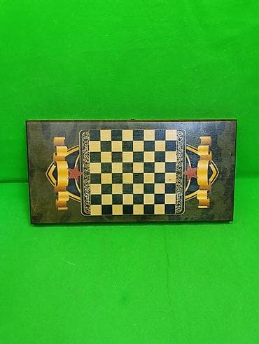 Детский мир: Шашки Нарды игры настольная 2 в 1♟️ Комплектация товара: 16 черных и — 5