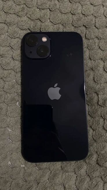 fifine am8 бишкек: IPhone 13, Колдонулган, 128 ГБ, Midnight, Коргоочу айнек, Каптама, 76 % — 1