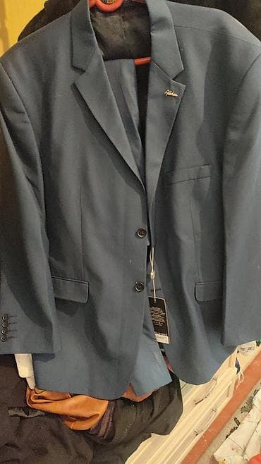 трикотажные костюмы: Мужской костюм Atlıhan Men’s Wear - Цвет: темно-синий - Комплектация — 1