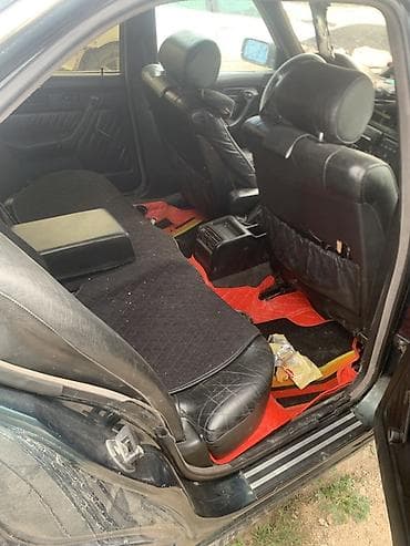 арзан матиз 1: BMW 5‑Series (E34), седан, черный цвет. Автомобиль после сильного — 6