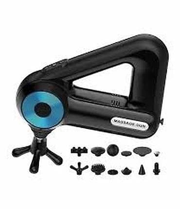 Техника и электроника: Бесплатная доставка! Перкуссионный ударный массажер c 12 насадками — 1