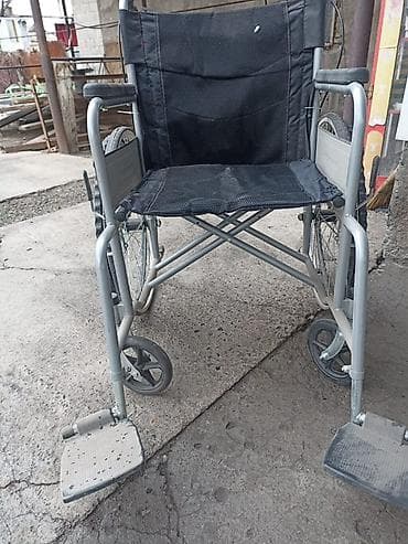 Медтовары: Инвалидная коляска с ручным приводом - Складная стальная рама — 3