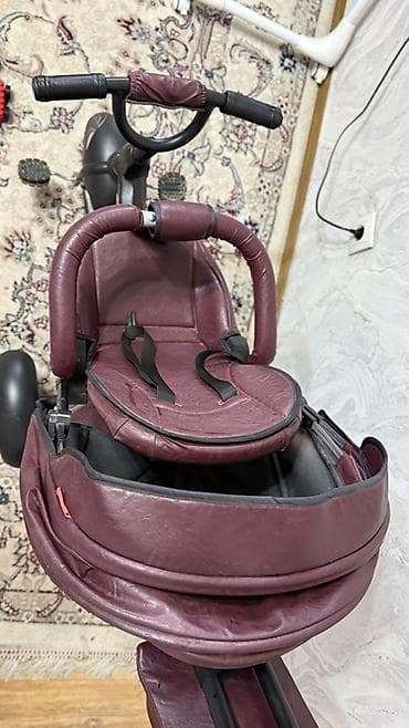 2 3 года: Детский трехколесный велосипед‑коляска с родительской ручкой - Цвет — 4