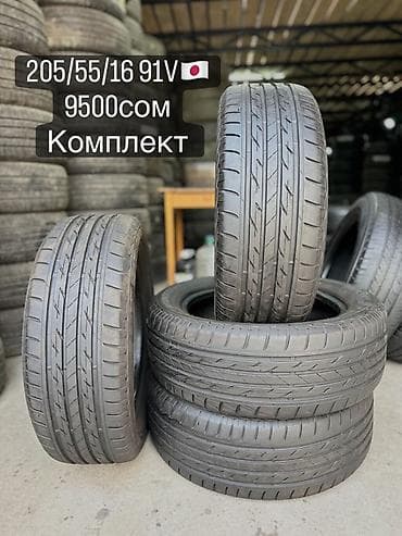 Шины 205 / 55 / R 16, Лето, Комплект, Легковые, Япония, Bridgestone