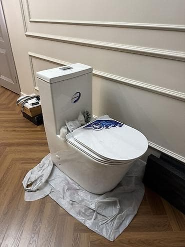 баторей: Унитаз Напольный, Новый, Материал: Фарфор — 1