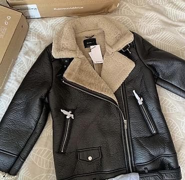 лоферы женские: Продаю женскую дублёнку-косуха Бренд: Stradivarius (демисезон) — 1