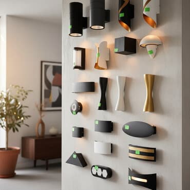 молнии для спорт костюм: Настенные светильники, представленные в различных геометрических — 1