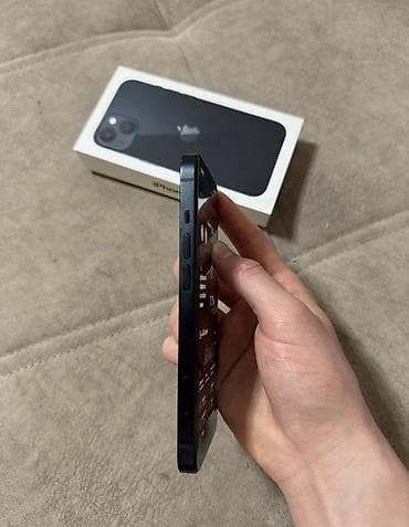 apple 13: IPhone 13, Б/у, 128 ГБ, Midnight, Защитное стекло, Коробка, 87 % — 4