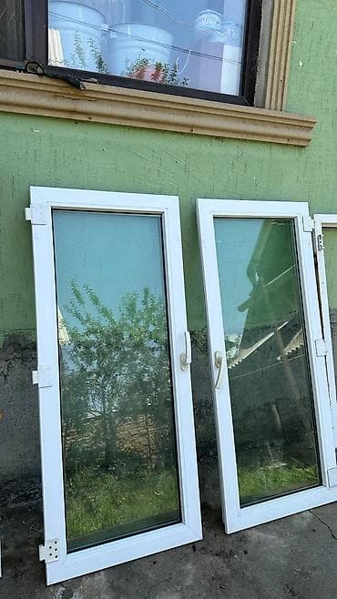 кухини мебел: Продаю б\у пластиковые окна размер 3 штуки высота 1.36 ширина — 2