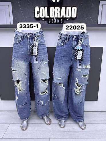 клёш штаны: Женские джинсы широкого кроя с высокой посадкой от Colorado Jeans. - — 2