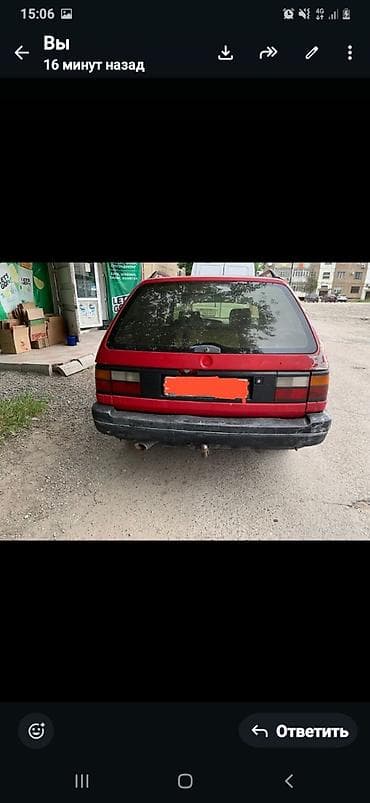 купить вента: Volkswagen Passat Variant: 1991 г., Механика, Универсал — 2