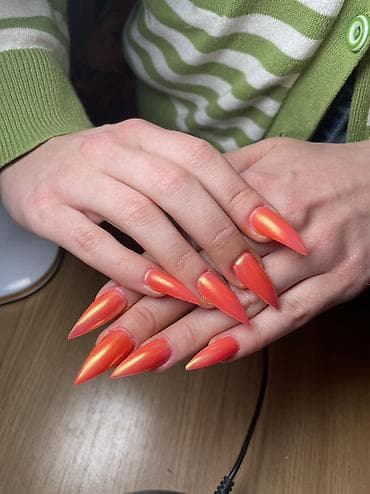 горячие камни: Маникюр, снятие, гель-лак, наращивание, укрепление френч и простые — 8
