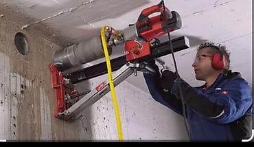 Сверление, бурение: Алмазное бурение отверстий в бетоне, кирпиче, железобетоне канализация — 1