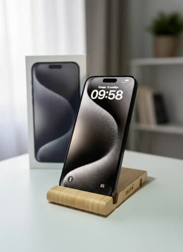 14 про цена бишкек: IPhone 15 Pro Max, 1 ТБ, Black Titanium, Коробка — 1