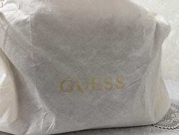 брендовые кошельки: Сумка Guess (женская, шопер/тоут) - Модель: тоут с фирменным — 2