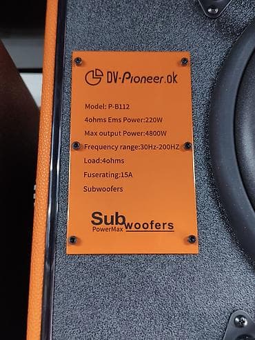 bose w210: Сабвуфер DV-Pioneer.ok PowerMax Subwoofers, модель P-B112 в корпусе — 2