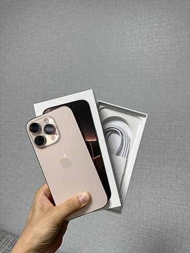 IPhone 16 Pro, 256 ГБ, Desert Titanium, Кабель, Куту, 90 %