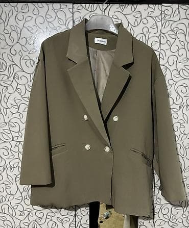 Пиджак, Блейзер, Двубортная модель, Турция, M, L, XL