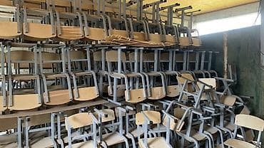 стулья офисные: Школьный стул, Железо, цвет - Серый — 2