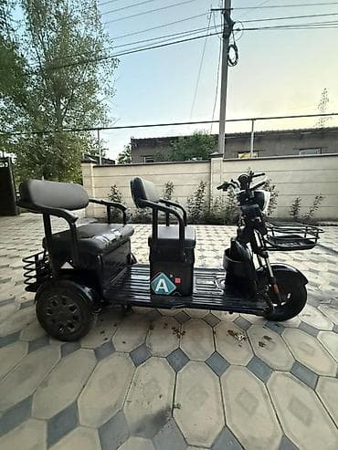 zimmer e9 pro: Электрический трёхколёсный скутер/рикша с двумя рядами сидений - — 1