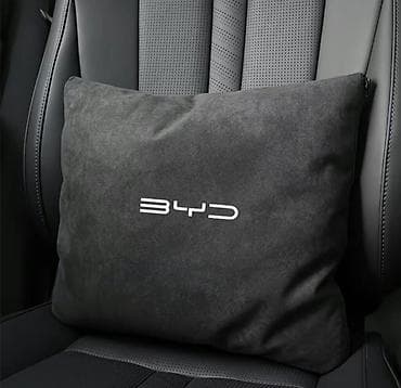 подушки на авто: Чехлы Тканевые, С подушкой, цвет - Серый, BYD, Новый, Платная доставка, Самовывоз — 2