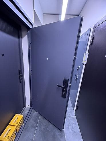 solutions third edition: Двери для домов и квартир, Металлическая, Одностворчатая, Китайская, цвет - Серый — 2