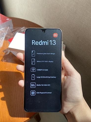 x max: Redmi, Redmi 13, Новый, 256 ГБ, цвет - Черный, 1 SIM, 2 SIM — 2