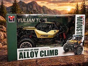 машина на пульте: Радиоуправляемый внедорожный автомобиль YULIAN TOYS Alloy Climb — 2