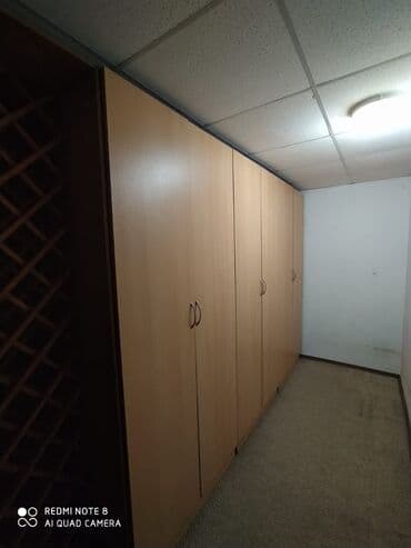 шкаф для адежды: Комплект офисной мебели, Шкаф, ДСП, цвет - Бежевый — 1