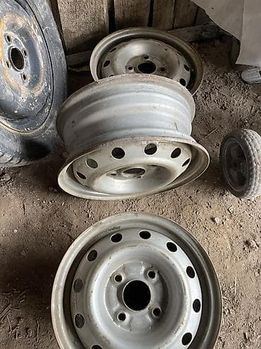 диск bbs: Темир Дисктер R 14 Комплект, тешиктери - 4, Колдонулган — 5