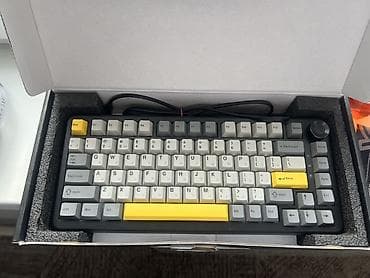 bluetooth keyboard: Клавиатура, Ajazz, Механическая, Проводное подключение, Размер: 75% — 4