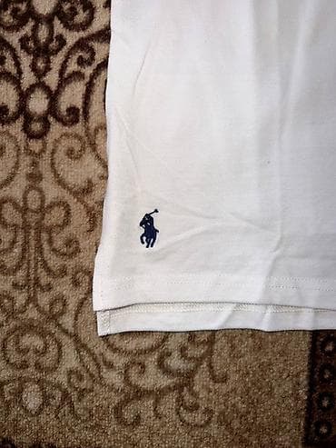 tech fleese: Поло Ralph Lauren Polo – белое, с коротким рукавом. - Классический — 2
