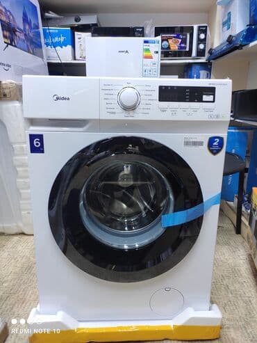 принтер: Стиральная машина Midea, Новый, Автомат, До 6 кг, Компактная — 1