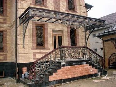 услуги по установке забора из профнастила: Сварка | Навесы, Козырьки, Перила Гарантия, Бесплатная смета, Высотные работы — 9