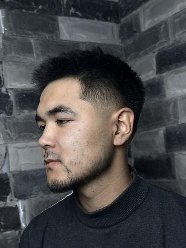 мужской рубашки: Мужские стрижки за 149 сом!!! Стригут стажеры практиканты👍 - — 6