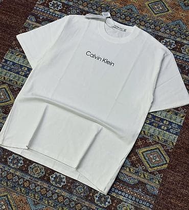 Мужская футболка, S, M, L, Calvin Klein, Новый, цвет - Белый, Самовывоз, Платная доставка — 4