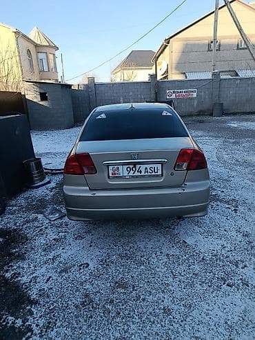 mazda 929: Honda Civic: 2002 г., 1.6 л, Автомат, Бензин, Седан — 4