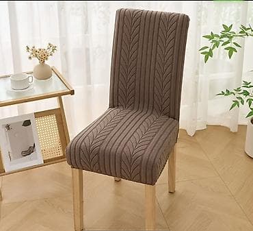 чехлы на стулья: Продаются Чехлы на стулья с высокой спинкой - Эластичные — 3