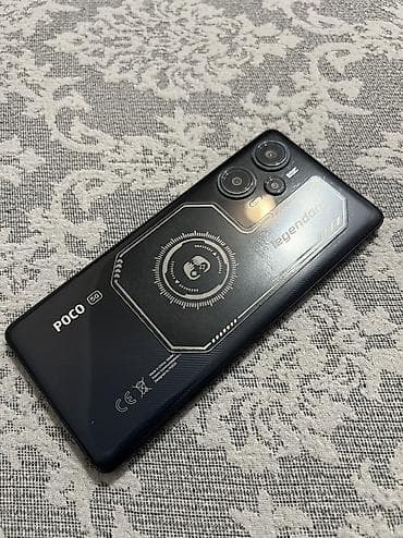 room heater: Poco F5, Б/у, 256 ГБ, цвет - Черный, 2 SIM — 2