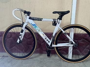 tsunami fixed gear: Шоссейный велосипед, Рама M (156 - 178 см), Б/у — 1