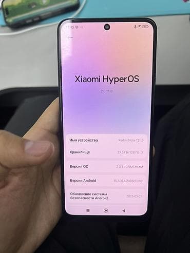 core i: Xiaomi, 12, 128 ГБ, цвет - Синий — 1