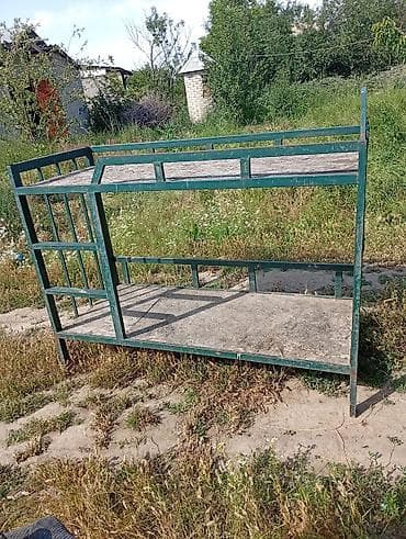 2х спальный: Металлическая двухъярусная кровать - Прочная сварная рама из — 2