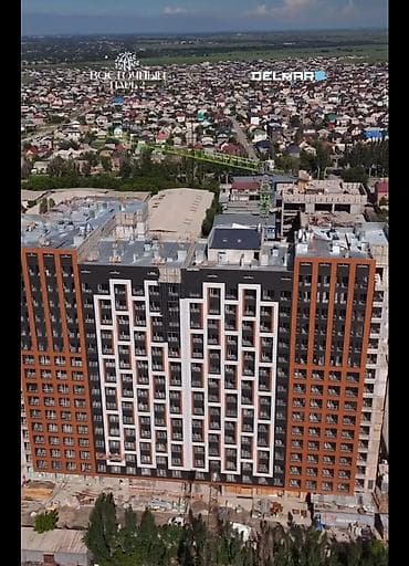 4: 2 комнаты, 73 м², Тунгуч мкр Элитка, 6 этаж, ПСО (под самоотделку) — 2