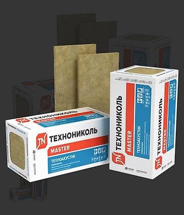 Звукоизоляционные плиты ТЕХНОНИКОЛЬ MASTER ТЕХНОАКУСТИК - Материал