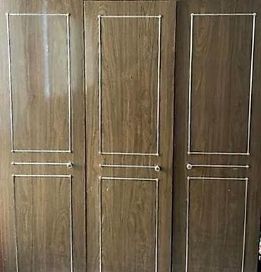 дерево мебель: Шифоньер, шкаф для одежды, Прямой, Дерево — 1