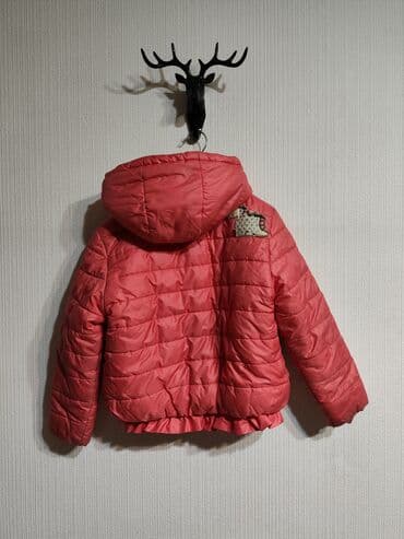 нарядный детские платья для праздников: Детская куртка для девочки от 4 до 6 лет - Цвет: кораллово-розовый. - — 3