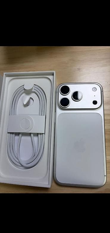 iphone 13 pro max 256gb: IPhone 17 Pro, Б/у, 256 ГБ, Белый, Кабель — 1