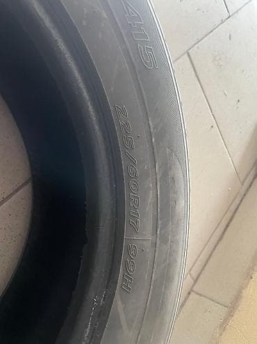 17: Шины 225 / 60 / R 17, Лето, Б/у, Пара, Легковые, Япония, Hankook — 2
