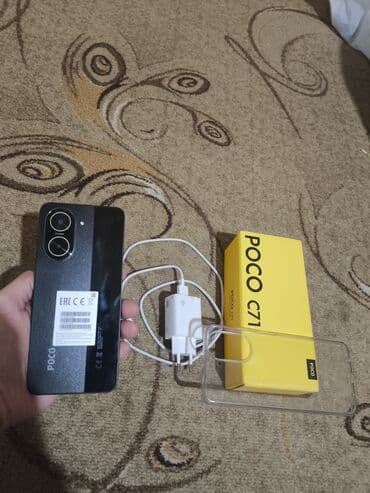 планшеты xiaomi бишкек: Poco C71, Жаңы, 64 ГБ, түсү - Кара, 1 SIM, 2 SIM — 2