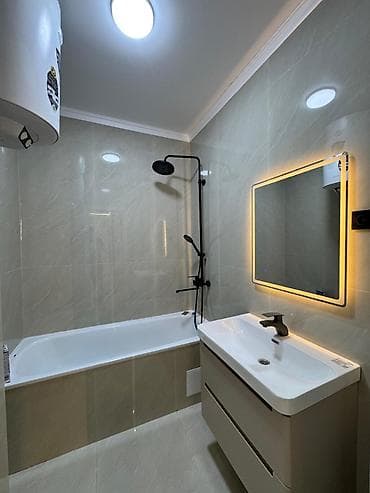 osh flat: 2 комнаты, 64 м², Пишпек Элитка, 10 этаж, Дизайнерский ремонт — 5